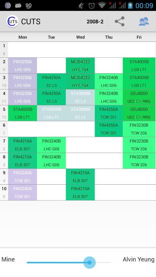 CUTS (CUHK Timetable Sys...截图2