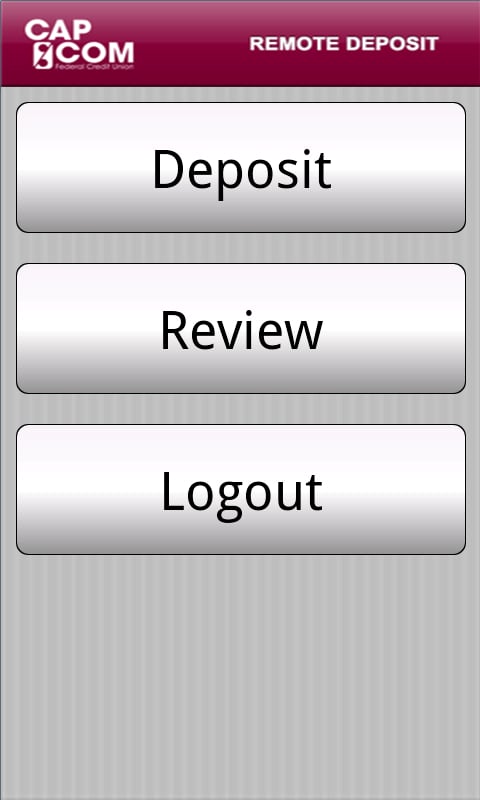 CAP COM Remote Deposit截图2