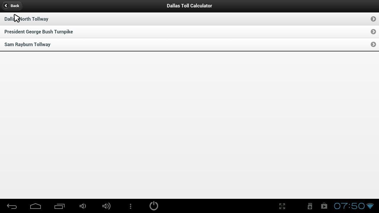 Dallas Toll Calculator截图3