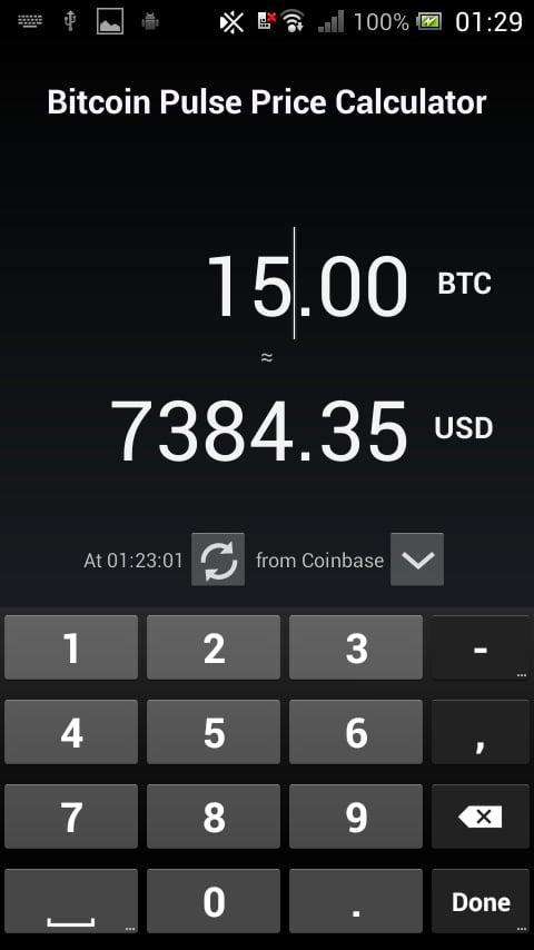 Bitcoin Pulse Price Calc...截图1