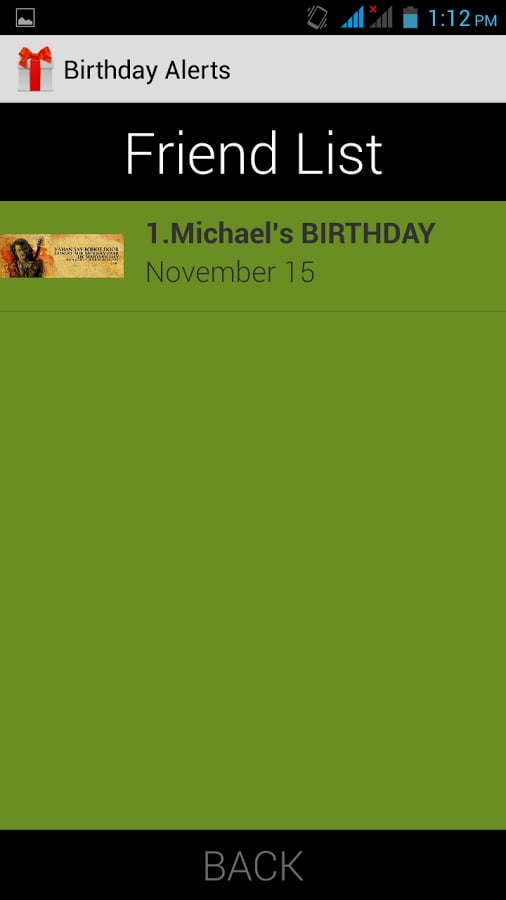 Birthday Alerts截图5