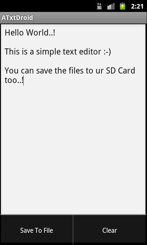 ATxtDroid - Text Editor截图1