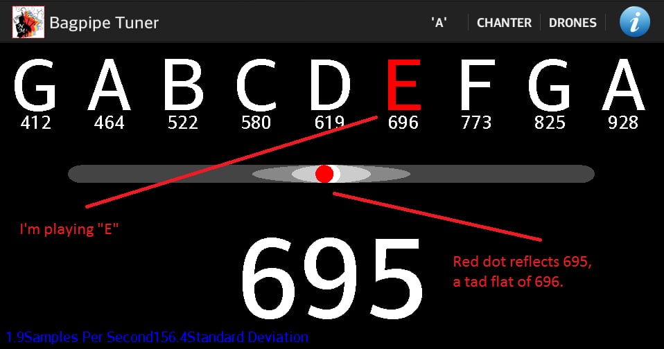 Maetion Bagpipe Tuner截图1