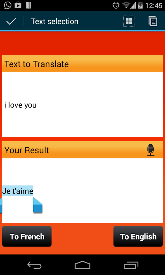 French English Translator free截图6