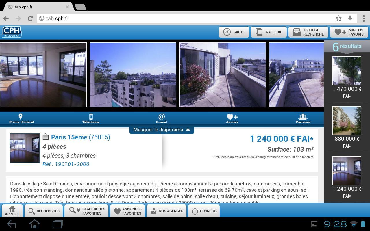 CPH IMMOBILIER HD截图2