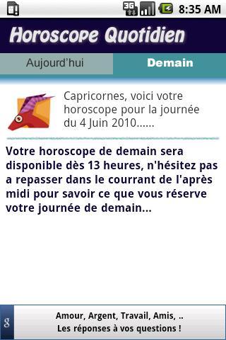 Horoscope Capricorne Francais截图2