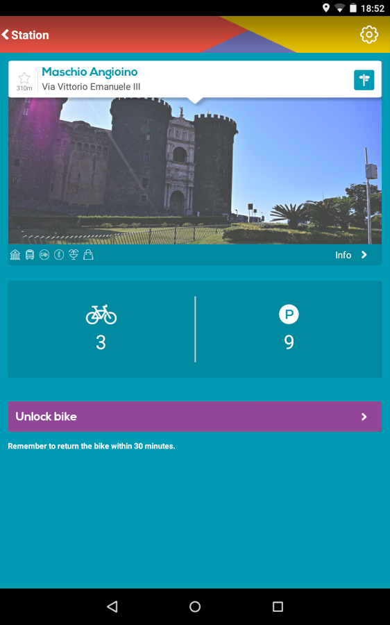 Bike Sharing Napoli截图6