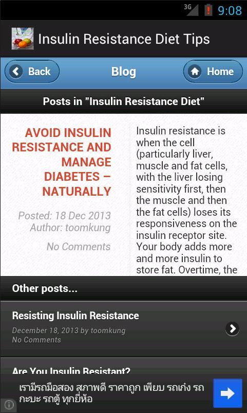 Insulin Resistance Diet Tips截图2