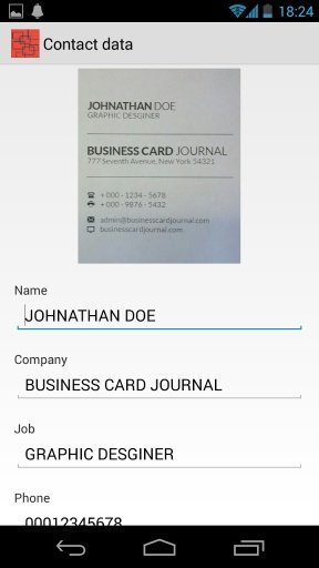 Business Card Scanner截图2