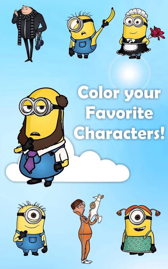 Coloring Pages Minions E...截图10