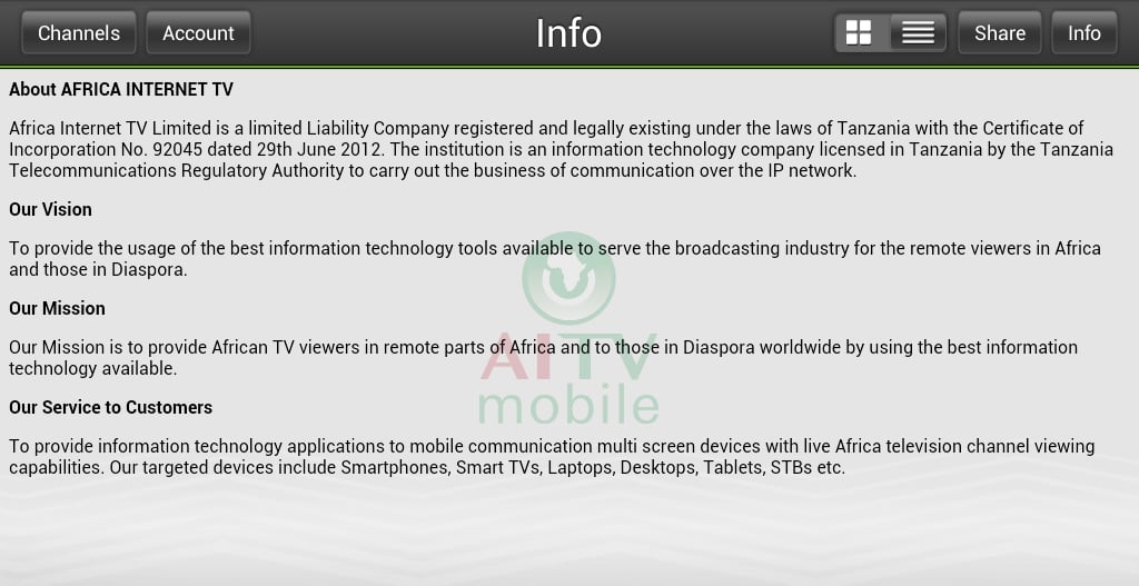 Africa Internet Televisi...截图7