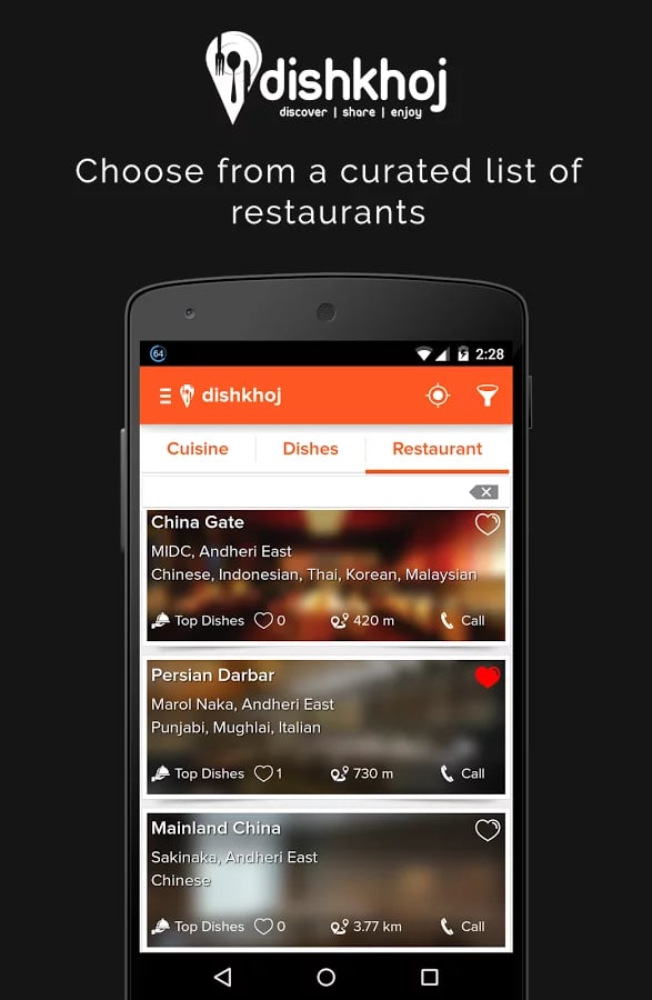 DishKhoj - Discover Dish...截图2