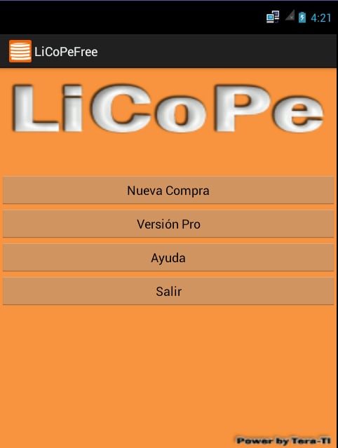 LiCoPeFree(Lista de Compras)截图2