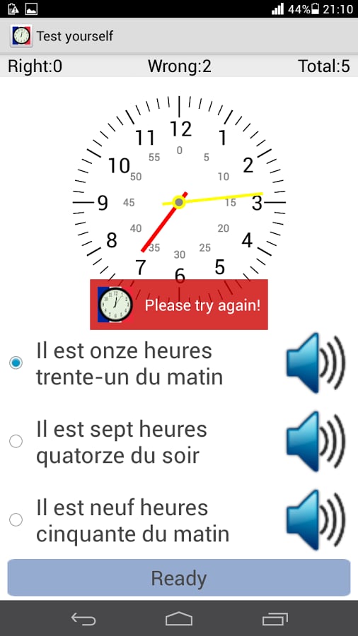 Tell Time in French截图4