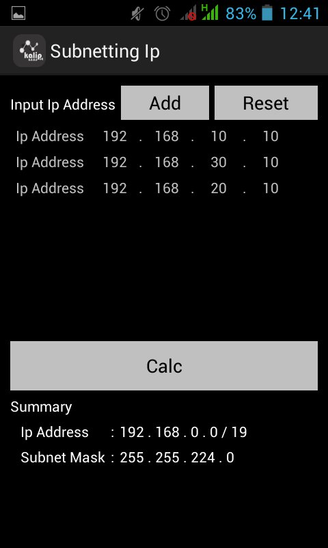 Subnetting Ipv4 Calc截图1