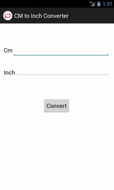 Cm to Inch Converter截图1