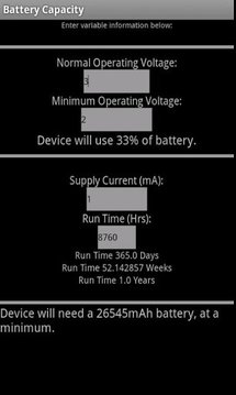 Battery Capacity截图