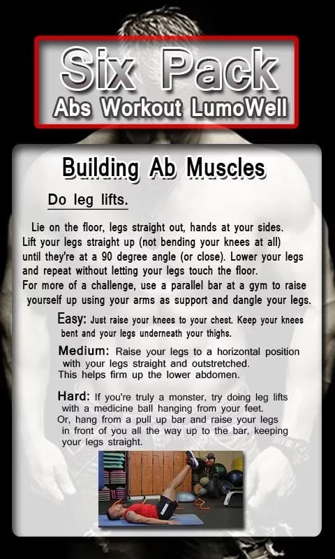 Six Pack Abs Workout Lum...截图3