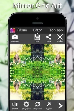 Mirror Grid Art截图