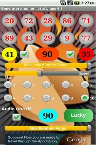 Generatore numeri lotto ...截图1