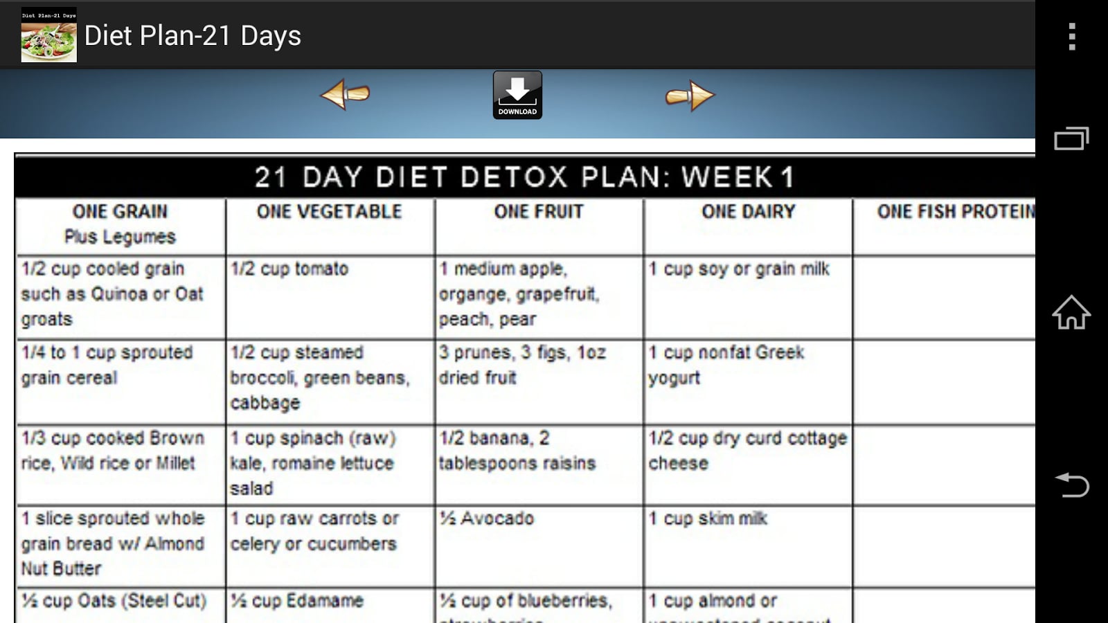 Diet Plan - 21 Days截图2