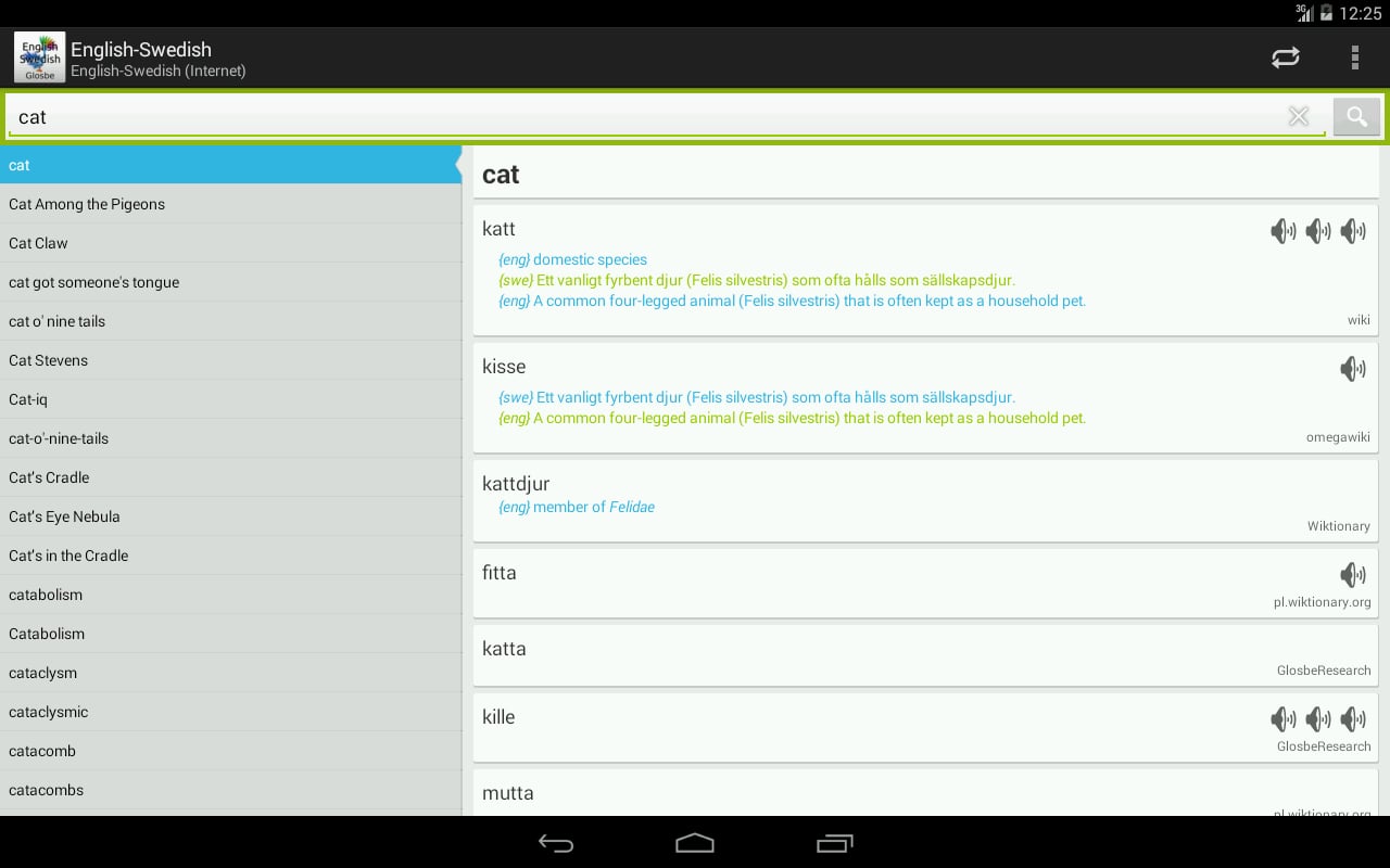 English-Swedish Dictiona...截图5
