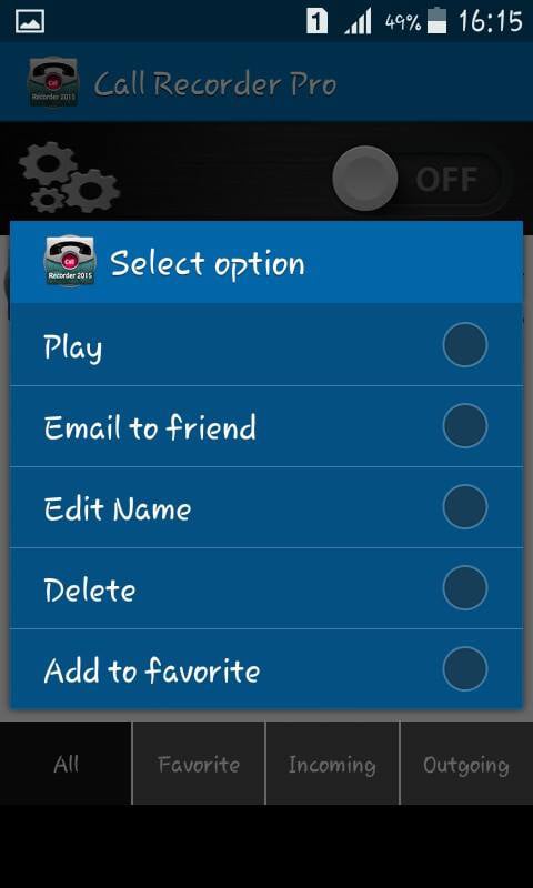 Free Call Recorder 2015截图5