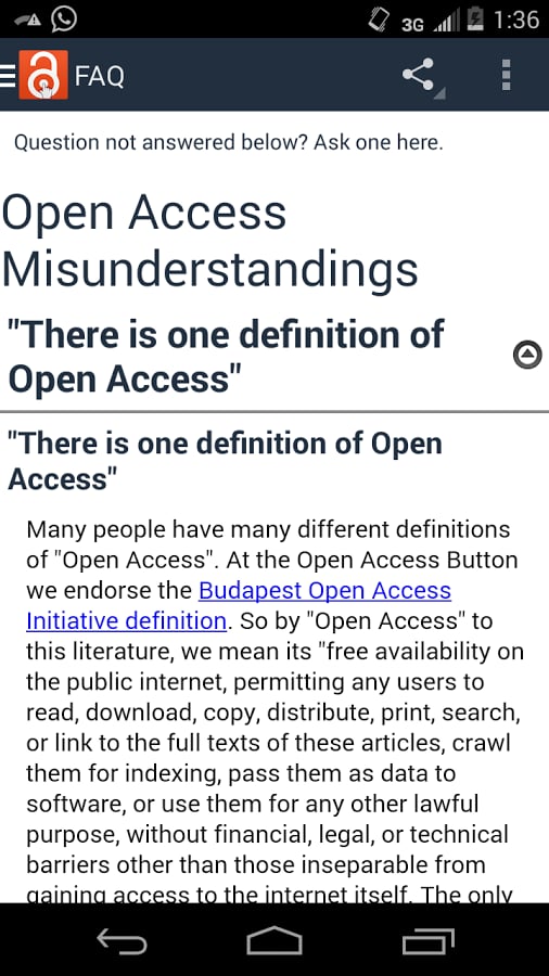 Open Access Button截图1