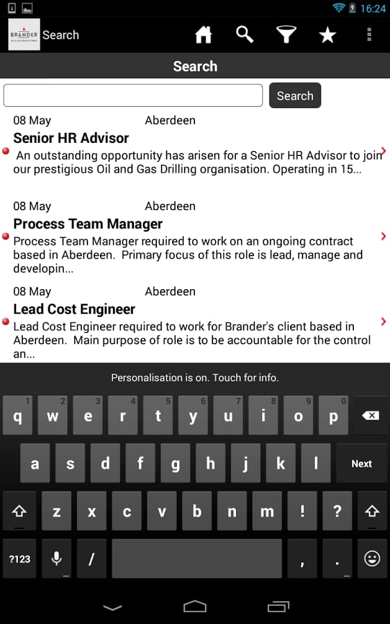 Brander Oil &amp; Gas Jobs截图8