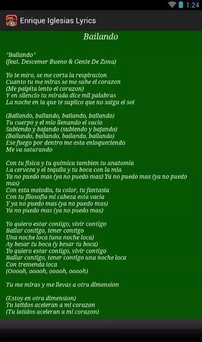 Enrique Iglesias Lyrics ...截图4