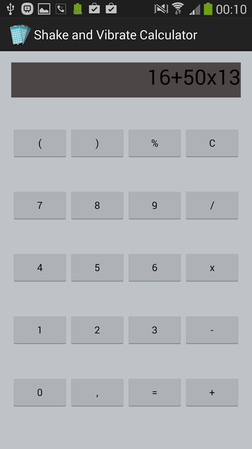 Shake & Vibrate Calculator截图1