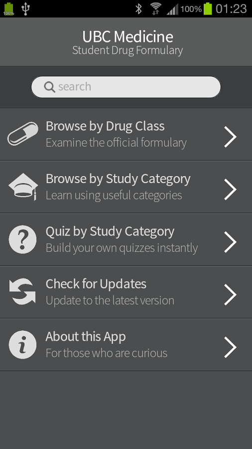 UBC Med Formulary截图1