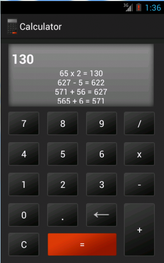 Simple Calculator Widget截图2