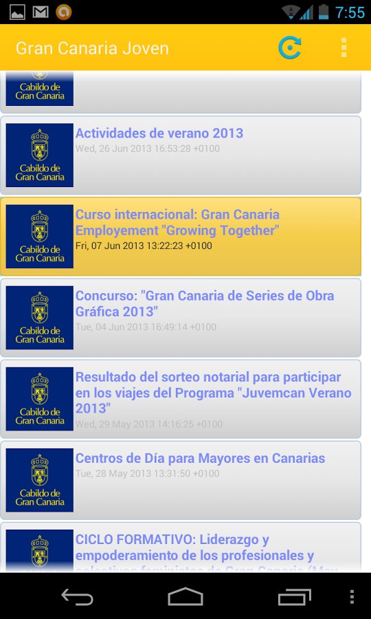 GC Joven RSS Noticias截图4