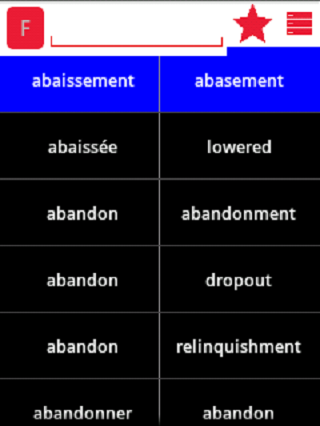 French English Dictionar...截图1