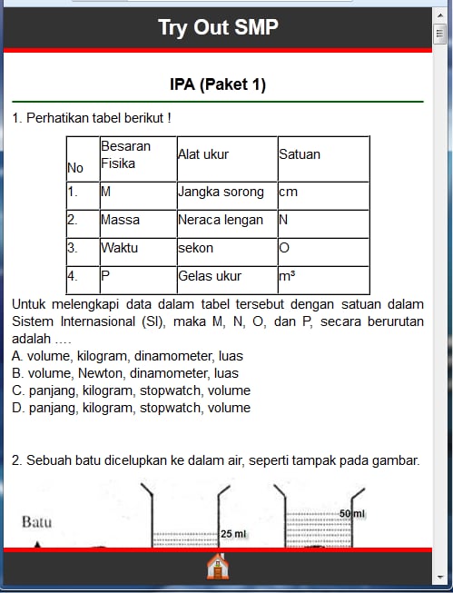 Soal Ujian IPA截图4