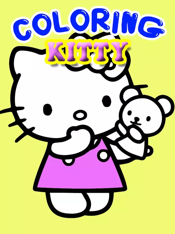 Kitty Coloring Hello Kid...截图2