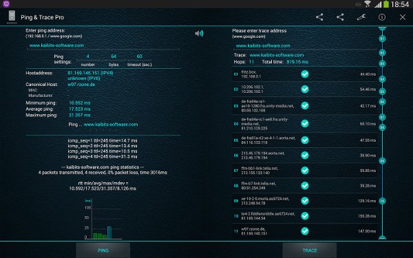 Ping and Trace Pro截图3