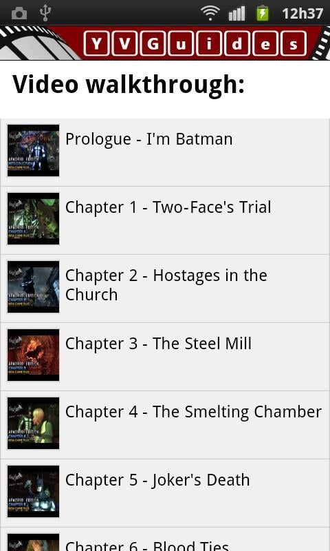 YVGuide: Batman Arkham C...截图2