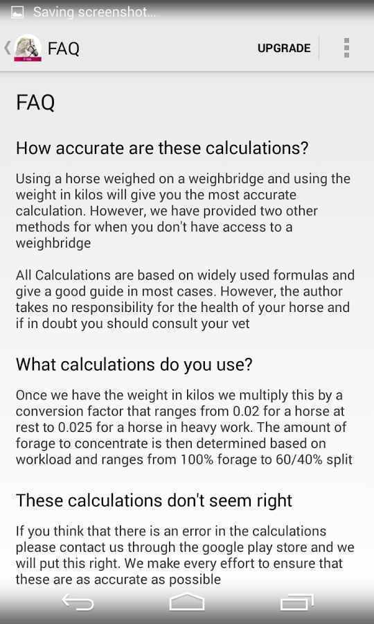 Horse Feed Calculator Fr...截图7