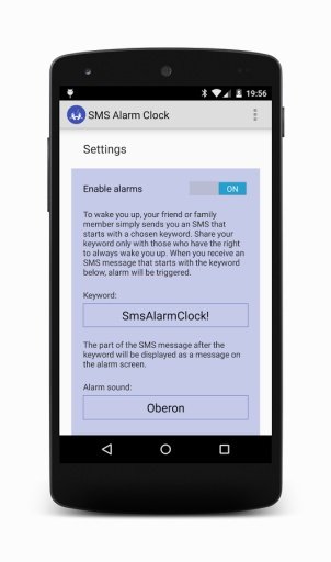 SMS Alarm Clock截图3