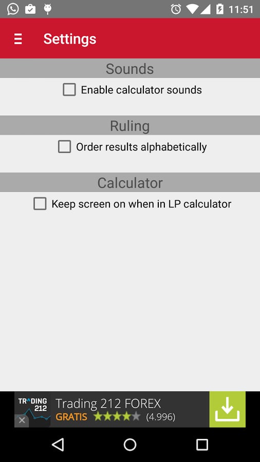 Ruling &amp; Calculator for ...截图8