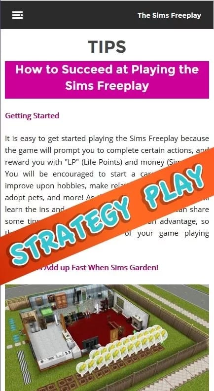 Guide for The Sims FreeP...截图3