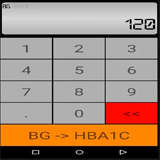 HBA1C vs BG截图1