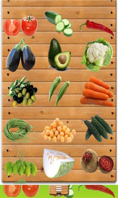 My First Grade Vegetable Chart截图2