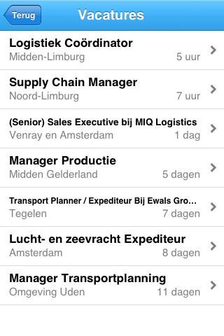 Vacatures Logistiek截图2