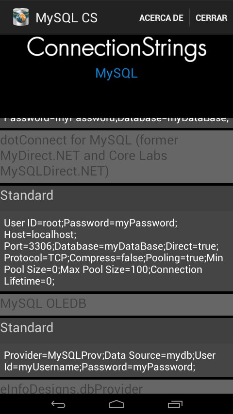 ConnectionStrings MySQL截图5