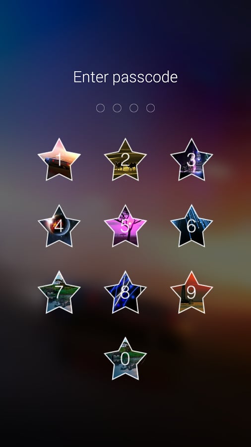 Star Keypad Lock screen截图8