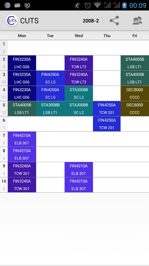 CUTS (CUHK Timetable Sys...截图1