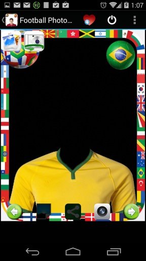 Brazil Football Photo Montage截图3